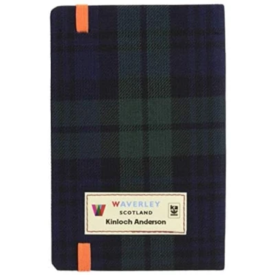 Afbeelding van Schitterend notitieboek Kaft van Tartan stof Black Watch From Scotland