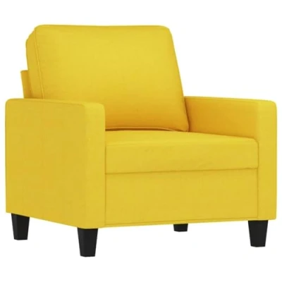 Afbeelding van Fauteuil 60 cm stof lichtgeel