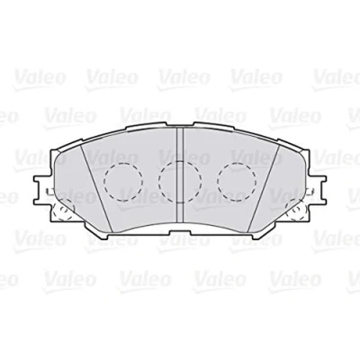 Afbeelding van VALEO 301943 Remblokkenset FIRST Vooras Excl. slijtage waarschuwingscontact Zonder anti kreukplaat TOYOTA: Auris Hatchback, Yaris III Hatchback