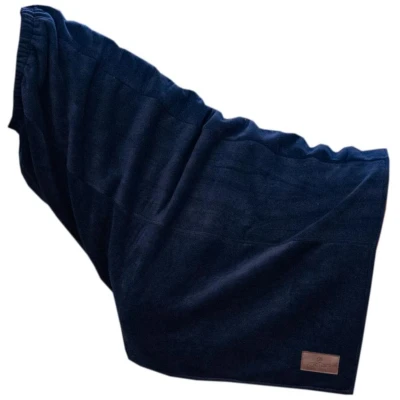 Afbeelding van Kentucky Horsewear Heavy Fleece Horse scarf navy, size cob