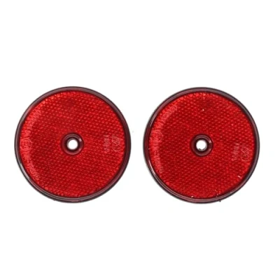 Afbeelding van Carpoint Reflectoren Rond Ø 70mm Rood 2 Stuks 0413961
