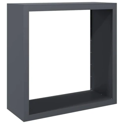 Afbeelding van vidaXL Haardhoutrek 100x40x100 cm staal antracietkleurig