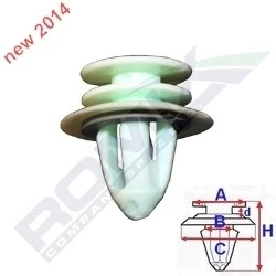 Afbeelding van ROMIX C60639 Clip SKODA: Fabia 1 Praktik, I Hatchback, 2