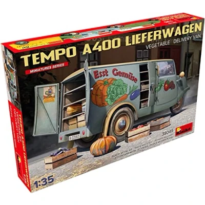 Afbeelding van 1:35 MiniArt 38049 Temp A400 Lieferwagen Vegetable Delivery Van Plastic Modelbouwpakket