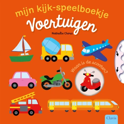 Afbeelding van Uitgeverij clavis mijn kijk speelboekje voertuigen