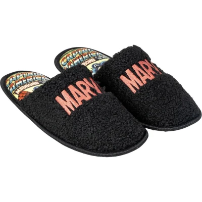 Afbeelding van Slippers Voor in Huis Marvel Zwart Schoenmaat 42 43
