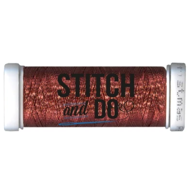 Afbeelding van Christmas Red Hobbydots Garen Stitch &amp; Do