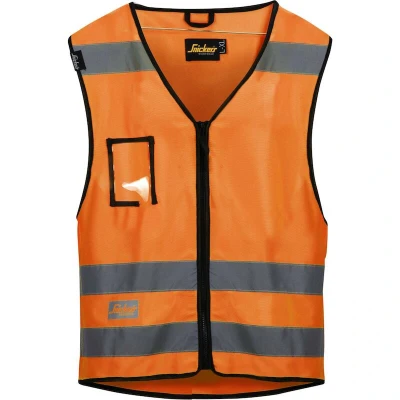 Afbeelding van SNICKERS 9153 vest high visibility hi vis oranje 91535500008