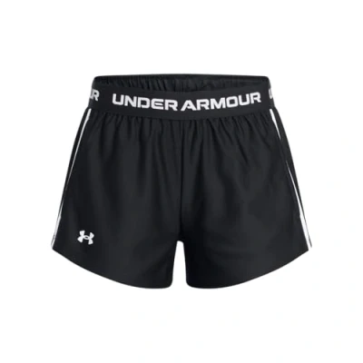 Afbeelding van Under Armour G Tech Play Up Short Unisex Sportbroek Zwart Wit