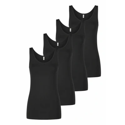 Afbeelding van ONLY ONLLIVE LUV SAL S/L TANK TOP 4 PACK JRS Meisjes Tops