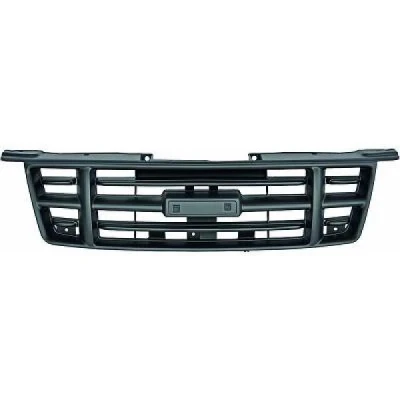 Afbeelding van DIEDERICHS 5403840 Grille Auto Gelakt Zwart, Chroom