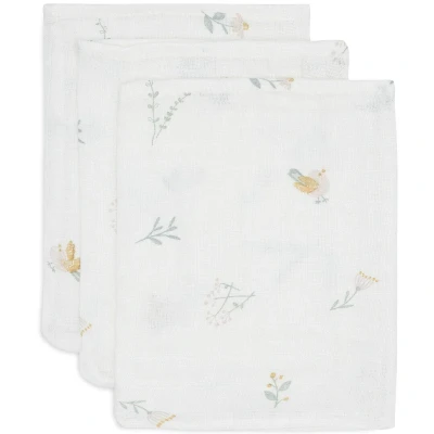 Afbeelding van Jollein hydrofiele washandjes lovely birds 3st
