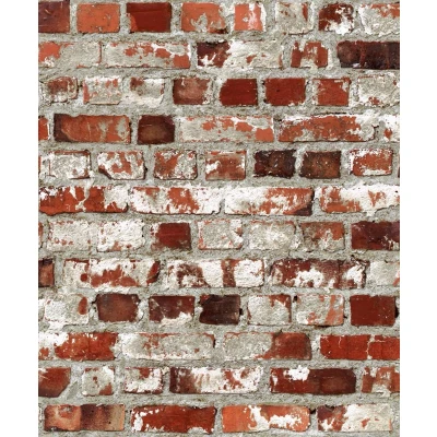 Afbeelding van Behang Brick rood