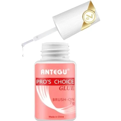 Afbeelding van Extra sterke lijm voor nagels, penseel inbegrepen, 1 x 7 g, nagelverlenging, acrylpunten en kunstnagels,