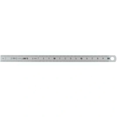 Image de FACOM DELA.1051.200 règle flexible en acier inoxydable double face 200 mm