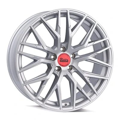 Afbeelding van MAM 5 gat 19duim 114.3mm lichtmetalen Velg RS4 mattsilber MAMRS485195114340MSL