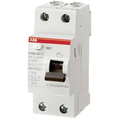 Afbeelding van ABB Aardlekschakelaar 2 P FH202A 40/0,03