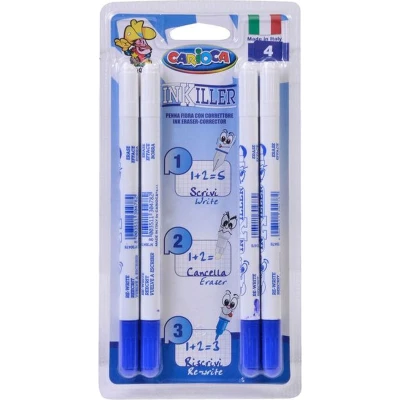 Afbeelding van Carioca inktuitwisser Inkiller, blister van 4 stuks