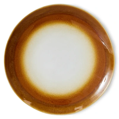 Afbeelding van HKliving 70&#039;s Dinerbord 29 Cm Set Van 2 Beige