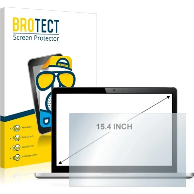 Afbeelding van BROTECT Screenprotector voor Laptops met 15.4 inch Schermen [332 mm x 208 mm, 16:10] Folie Beschermfolie matte