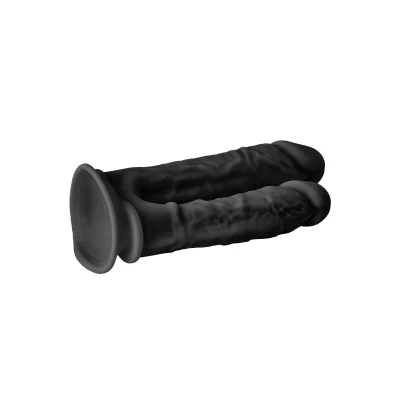 Afbeelding van Dream Toys Real Love Dubbele Dildo Zwart