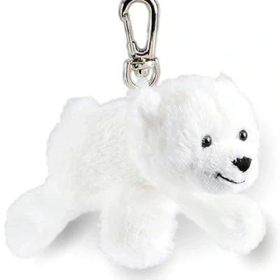 Afbeelding van Schaffer Knuddel mich! Sleutelhanger, pluche, 106, wit, S (9 12 cm)