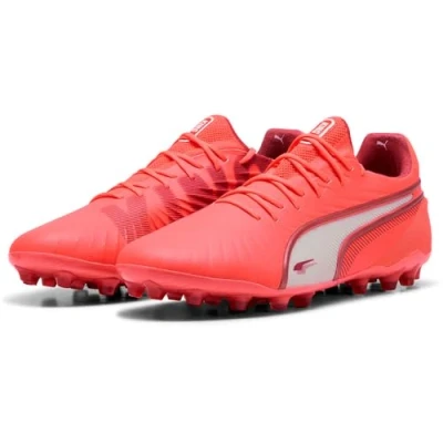Afbeelding van KING ULTIMATE MG voetbalschoenen, Rood/Wit, Maat 47 PUMA