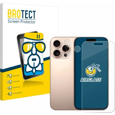 Afbeelding van BROTECT Screenprotector voor Apple iPhone 16 Pro (Voor+Camera) Folie Beschermfolie Beschermglas transparant