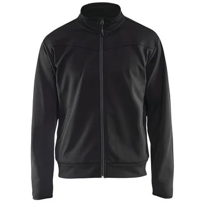 Image de Sweat zippé noir/gris foncé