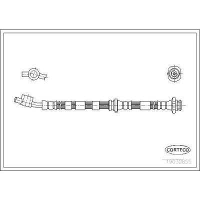 Afbeelding van CORTECO 19032855 Remslang Vooras 440