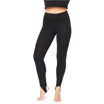Afbeelding van Bellivalini Dames Thermische Legging met Stijgbeugels Sport Vrijetijdsbroek Lang Sporbroek BLV BLV50 321 LE Zwart S