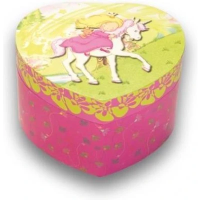 Afbeelding van Simply For Kids Houten Juwelendoosje Met Muziek Prinses Op Paard
