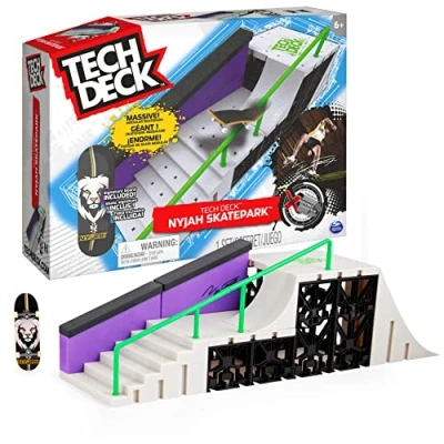 Afbeelding van Tech Deck X Connect Nyjah Skatepark Aanpasbare Ramp Set met vingerskateboard