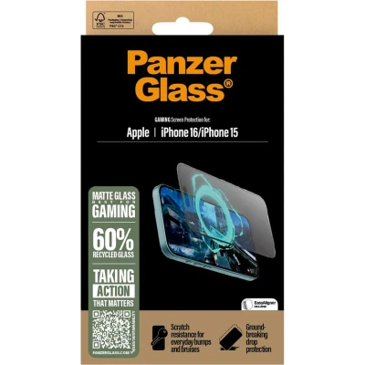 Afbeelding van PanzerGlass Screenprotector Geschikt voor iPhone 16 Gaming