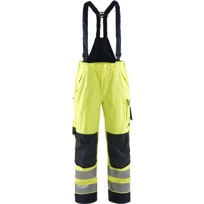 Afbeelding van Blaklader Multinorm shell werkbroek 1881 1532 High Vis Geel/Marineblauw L