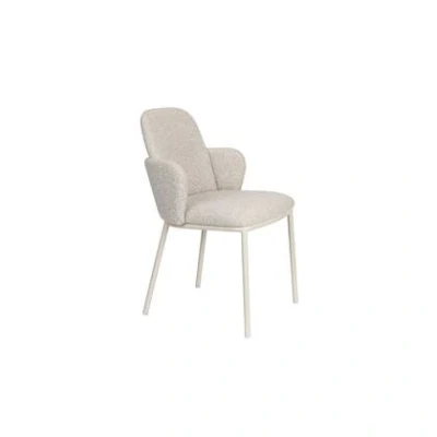 Afbeelding van Feliz Lifestyle Jerrico Eetkamerstoelen Licht Beige Set van 2