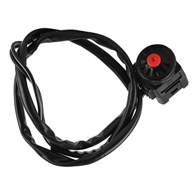 Afbeelding van Keenso 7/8 inch 22 mm Kill Stop Schakelaar Hoorn Knop Stuur Universele Motorfiets voor Fiets ATV Dirt Bike Coupe Circuit