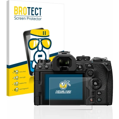 Afbeelding van BROTECT Screenprotector voor Olympus OM 1 2022 Folie Beschermfolie Beschermglas transparant