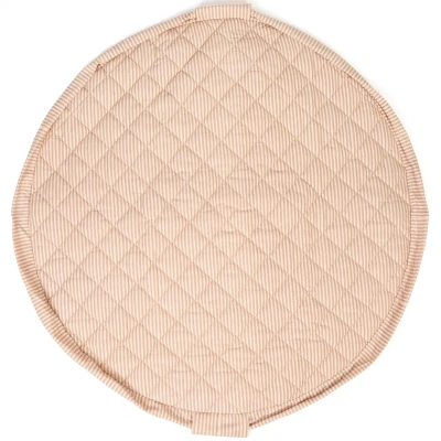 Afbeelding van Play&amp;go soft baby speelkleed en reistas organic stripes brown