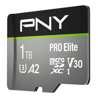 Image de PNY PRO Elite Carte mémoire flash 1 To A2 / Video Class V30 UHS I U3 Class10 microSDXC