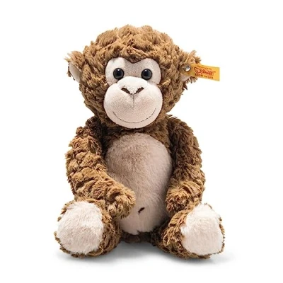 Afbeelding van Steiff Bodo Pluche aapje, 30 cm, zacht en machinewasbaar, voor kinderen, bruin