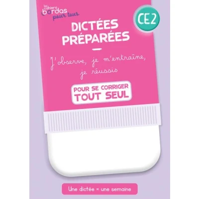 Image de Cahiers Bordas pour tous Dictées CE2 2023 Cahier corrigé