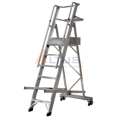 Afbeelding van Altrex magazijntrap Rolhouse Pro 6 treden