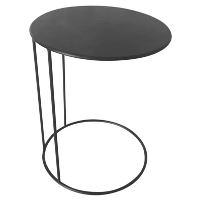 Afbeelding van Amy bijzettafel ø40x54,5cm zwart