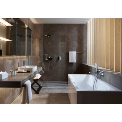 Afbeelding van Hansgrohe Metropol baduitloop, chroom