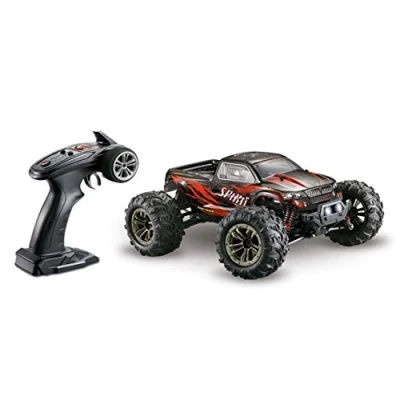 Afbeelding van Absima Spirit Zwart, Rood Brushed 1:16 RC auto Elektro Monstertruck 4WD RTR 2,4 GHz Incl. accu en laadkabel
