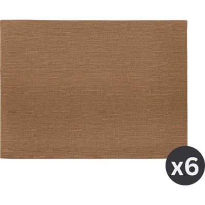 Afbeelding van Placemat TRITON, SET/6, 33x45cm, walnut
