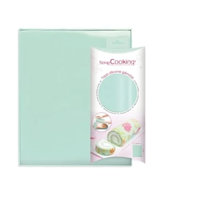 Image de Tapis silicone génoise ScrapCooking Rose