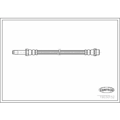 Afbeelding van CORTECO 19030152 Remslang Vooras 490 MERCEDES BENZ: Sprinter 3 T Van