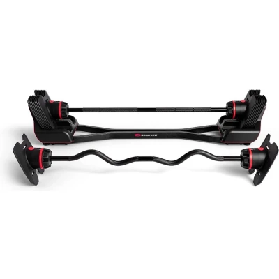 Afbeelding van BowFlex Herfst Deal SelectTech 2080 Barbell en Curlbar nu met gratis mediahouder